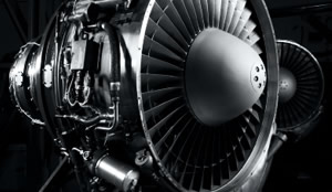 A typical gas turbine.